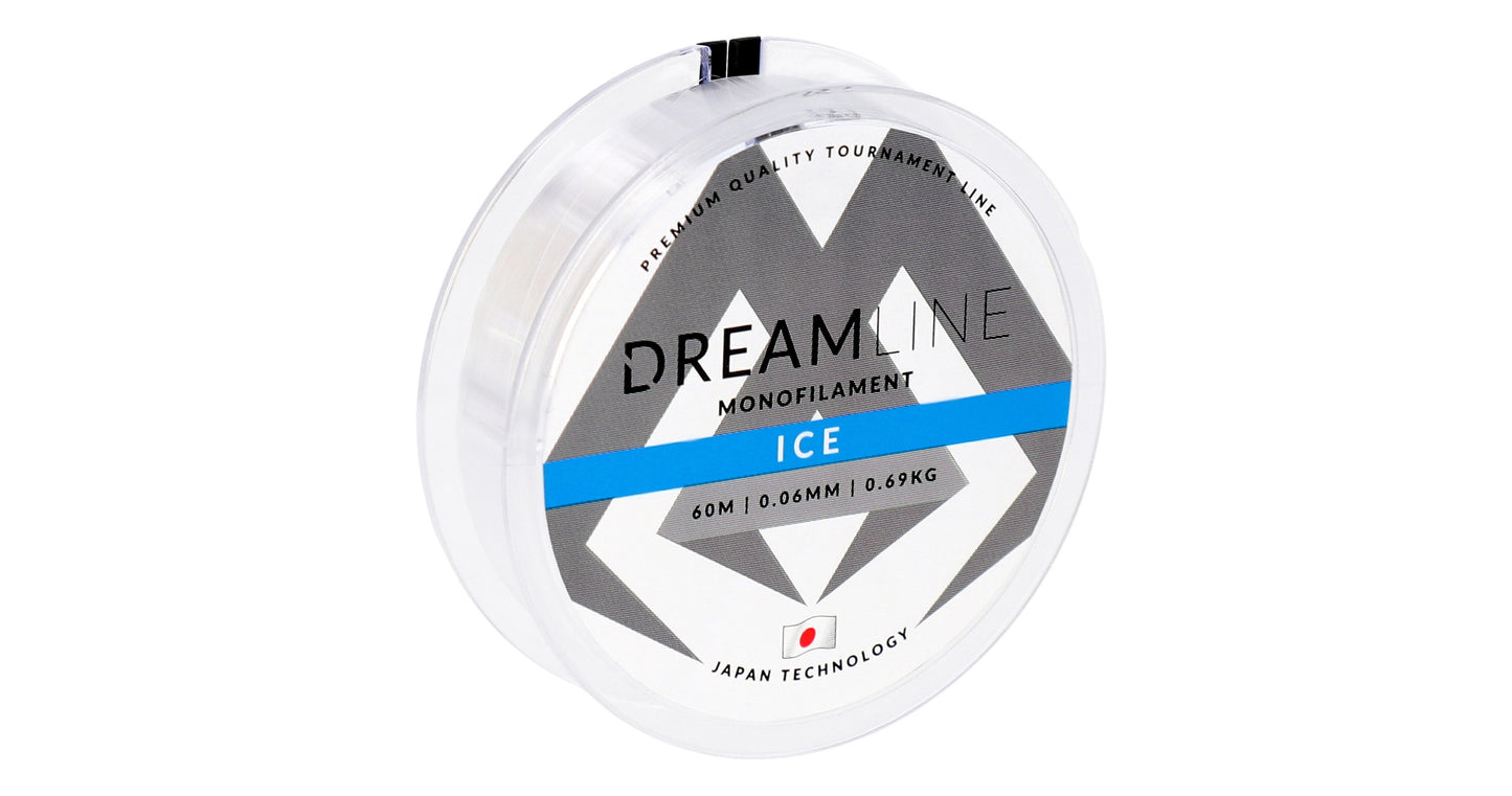 Mikado Schnur - Dreamline Ice - 0.06mm/0.69kg/60m - Transparent - 1 Spule