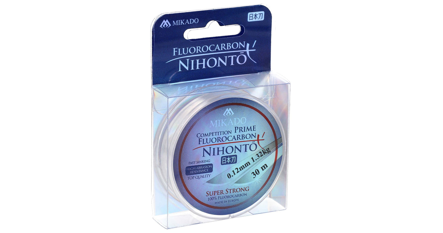 Mikado Schnur - Fluorocarbon Prime - 0.18mm/2.45kg/30m - 1 Spule
