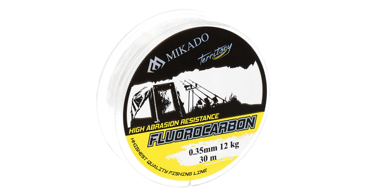 Mikado Schnur - Fluorocarbon Carp Territory - 0.40mm/15lbs/6.80kg/30m - 1 Spule