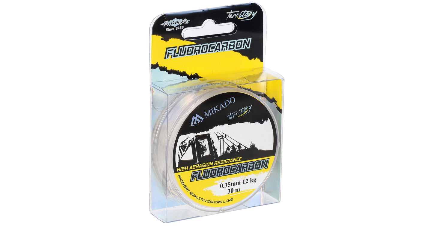 Mikado Schnur - Fluorocarbon Carp Territory - 0.40mm/15lbs/6.80kg/30m - 1 Spule