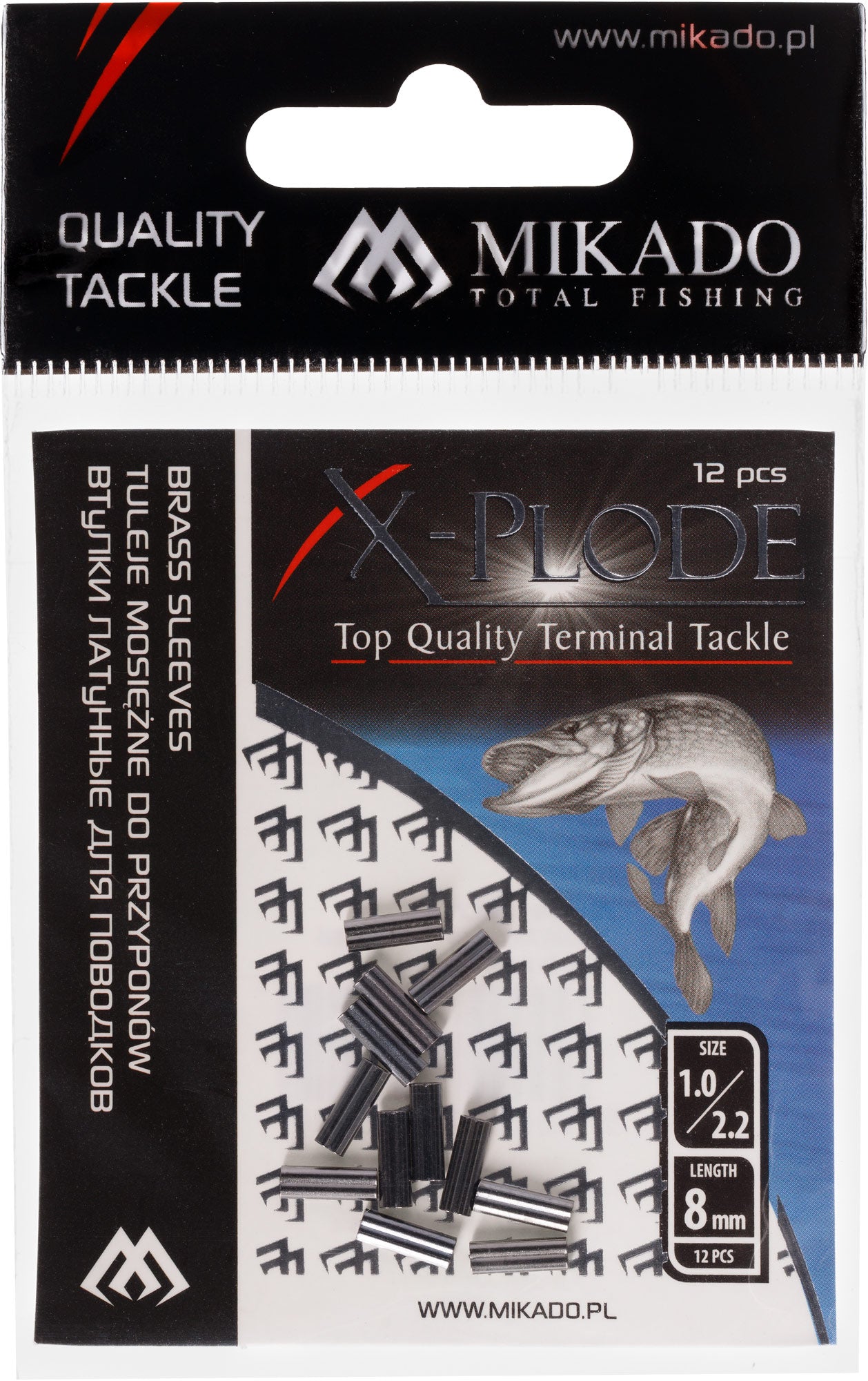 Mikado Ärmel - Messing Doppelt 1.5x3.2x10mm - 12 Stk.