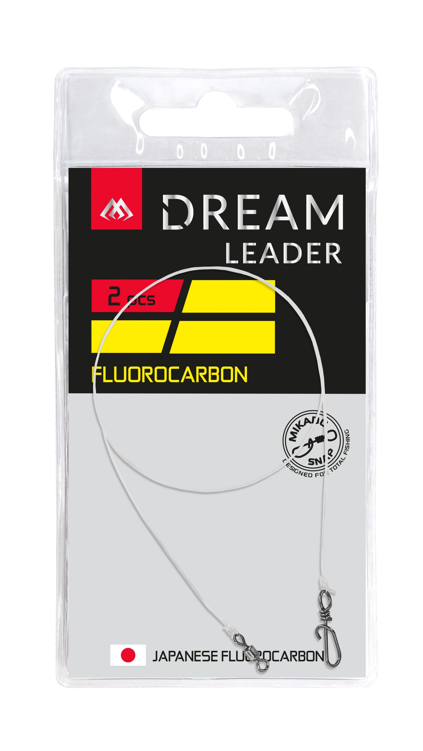 Mikado Leader - Dream Leader - Fluorocarbon 25cm/16LB/7,7kg - 2 Stk.