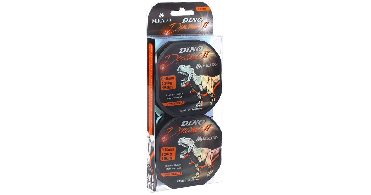 Mikado Schnur - Dino Dynamic Ii - 0.26mm/9.00kg/150m - 2 Spulen