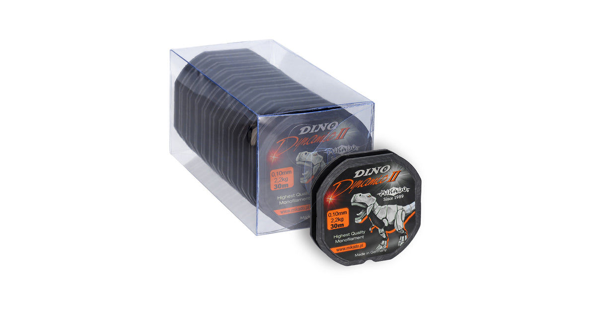 Mikado Schnur - Dino Dynamic Ii - 0.08mm/1.90kg/30m - 10 Spulen