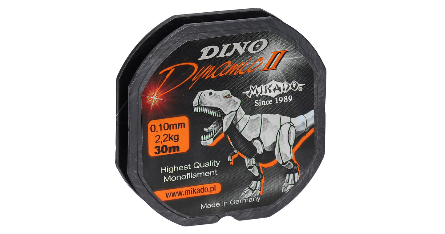 Mikado Schnur - Dino Dynamic Ii - 0.08mm/1.90kg/30m - 10 Spulen