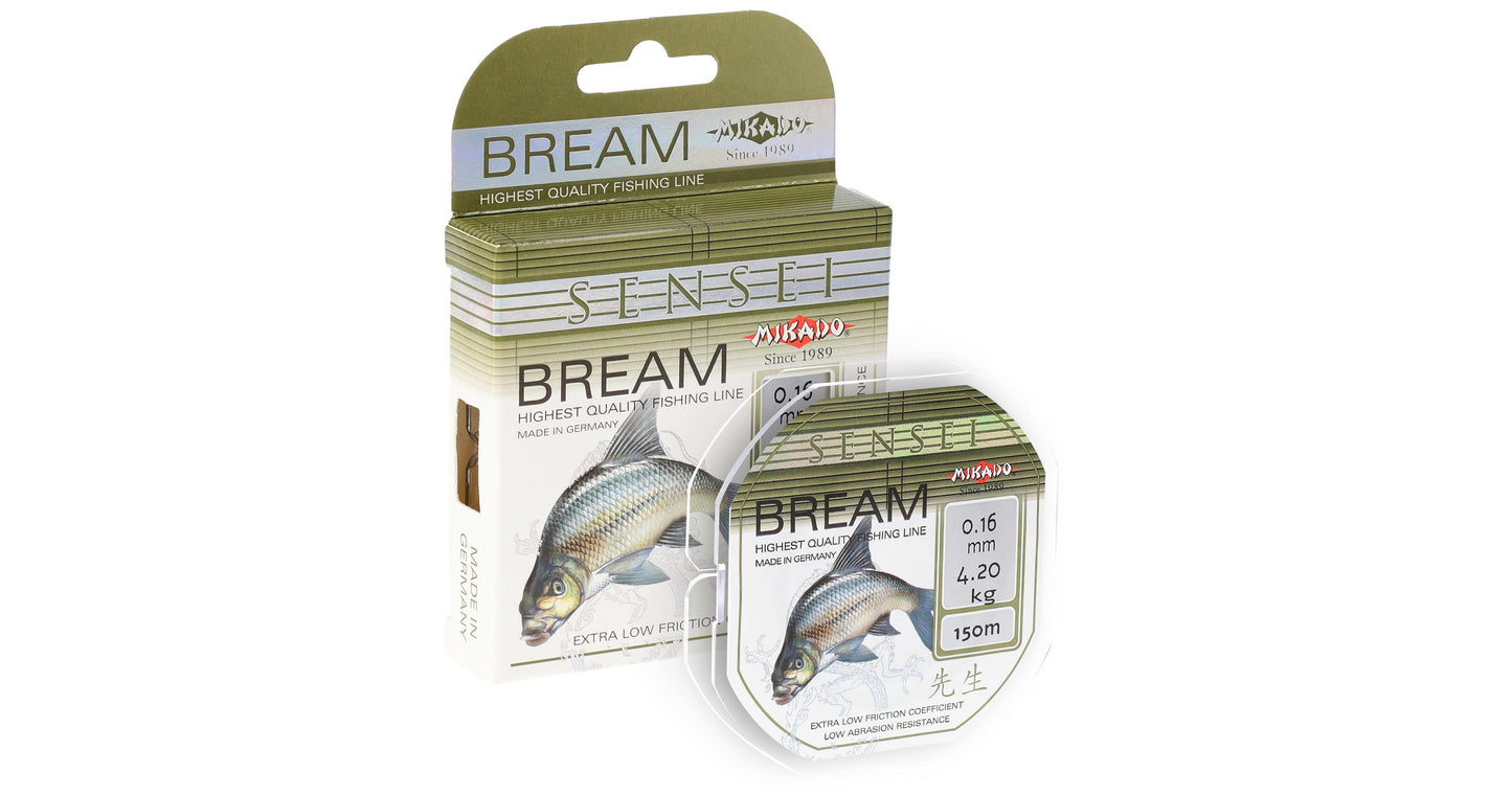Mikado Schnur - Sensei Bream - 0.26mm/8.75kg/150m - 1 Spule