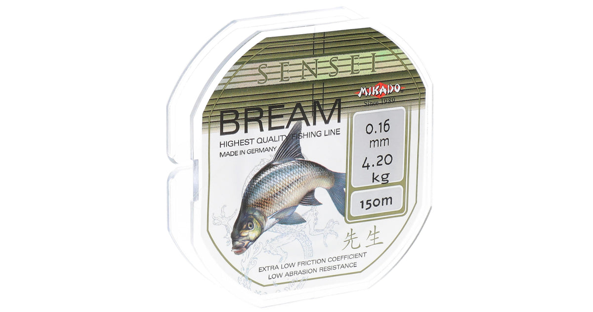 Mikado Schnur - Sensei Bream - 0.26mm/8.75kg/150m - 1 Spule