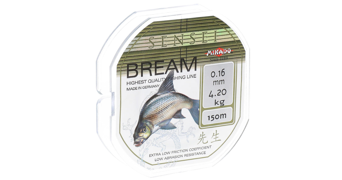 Mikado Schnur - Sensei Bream - 0.24mm/7.70kg/150m - 1 Spule