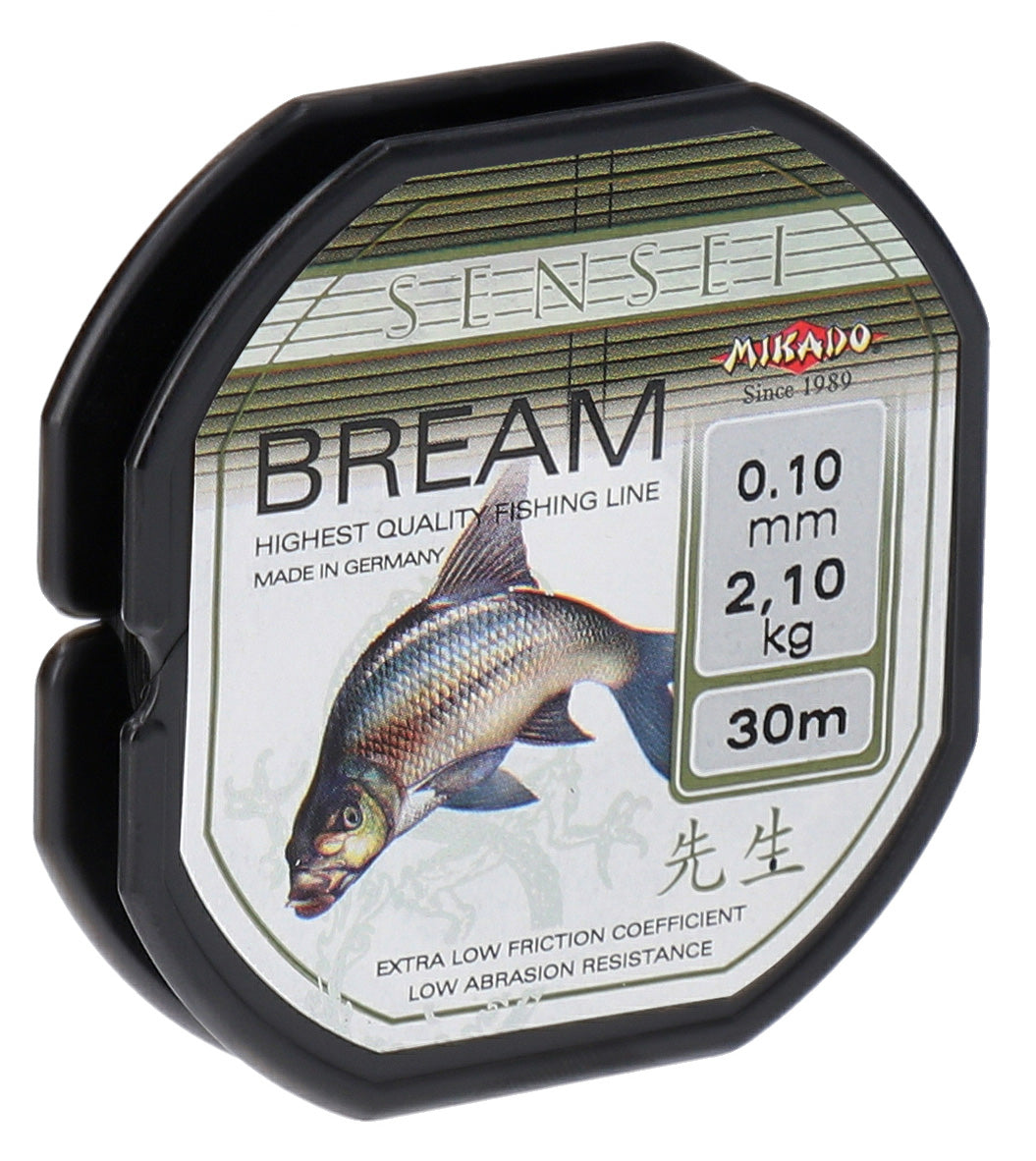 Mikado Schnur - Sensei Bream - 0.14mm/3.30kg/30m - 1 Spule