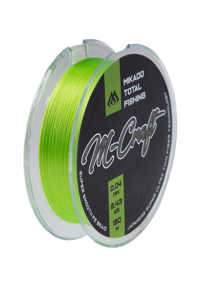 Mikado Geflochtene Schnüre - M-Craft Braid - 0.08mm/4.51kg/150m - Fluo - 1 Spule