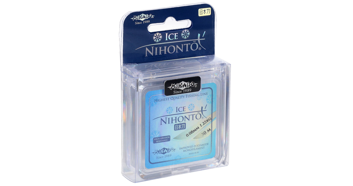 Mikado Schnur - Nihonto Ice - 0.18mm/4.80kg/30m - 1 Spule