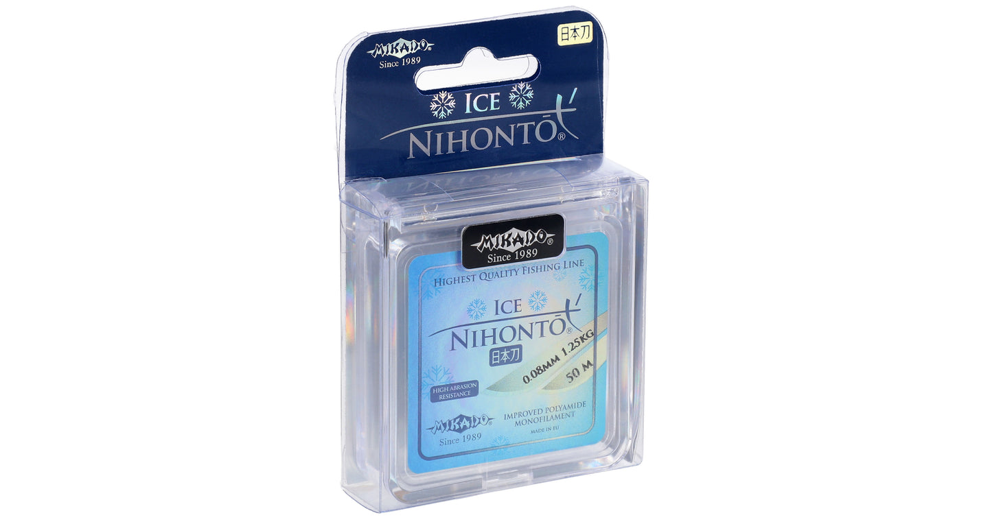 Mikado Schnur - Nihonto Ice - 0.12mm/2.50kg/50m - 1 Spule