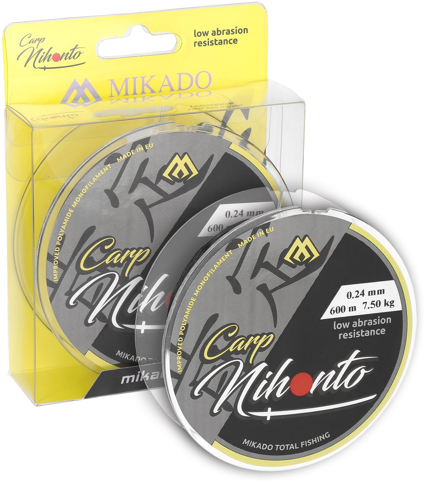 Mikado Schnur - Nihonto Carp - 0.26mm/8.50kg/600m - 1 Spule