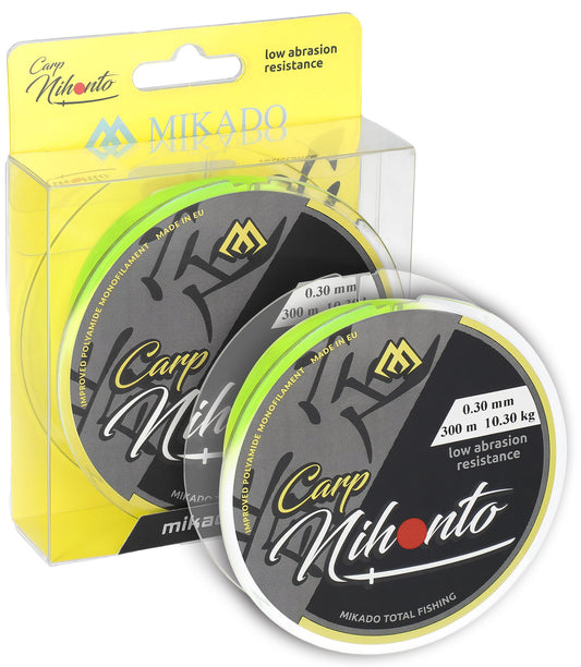 Mikado Schnur - Nihonto Carp - Fluo Gelb