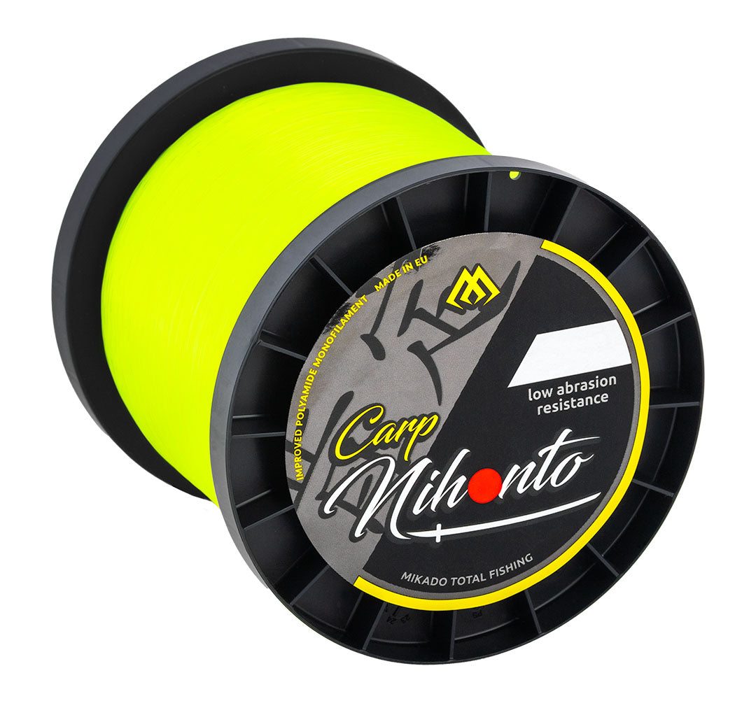 Mikado Schnur - Nihonto Carp - 0.30mm/10.30kg/5000m - Fluo Gelb - 1 Spule