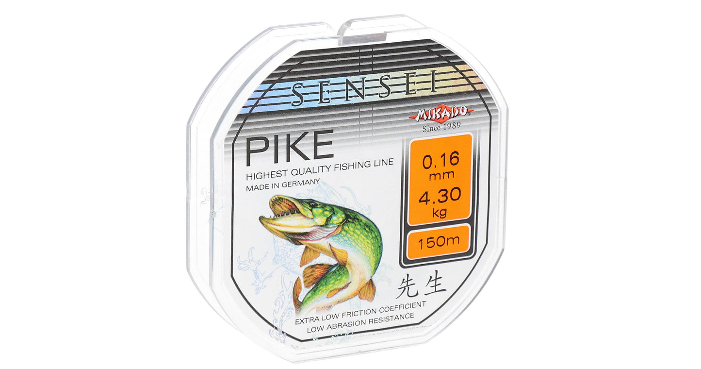 Mikado Schnur - Sensei Pike - 0.24mm/7.80kg/150m - 1 Spule