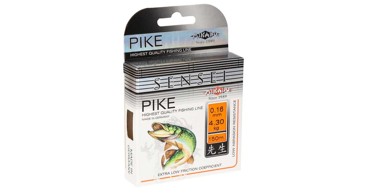 Mikado Schnur - Sensei Pike - 0.24mm/7.80kg/150m - 1 Spule