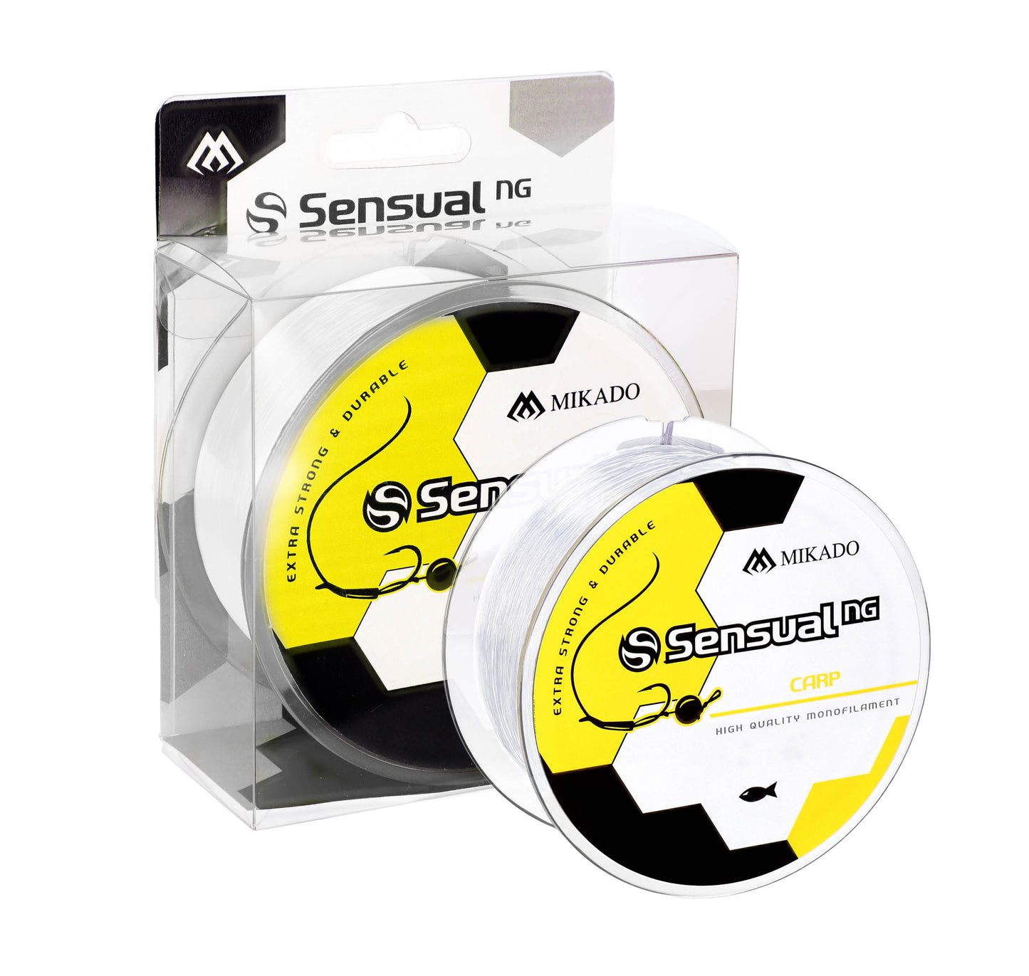 Mikado Schnur - Sensual N.G. Carp 0.35mm/23kg/600m - Transparent - 1 Spule