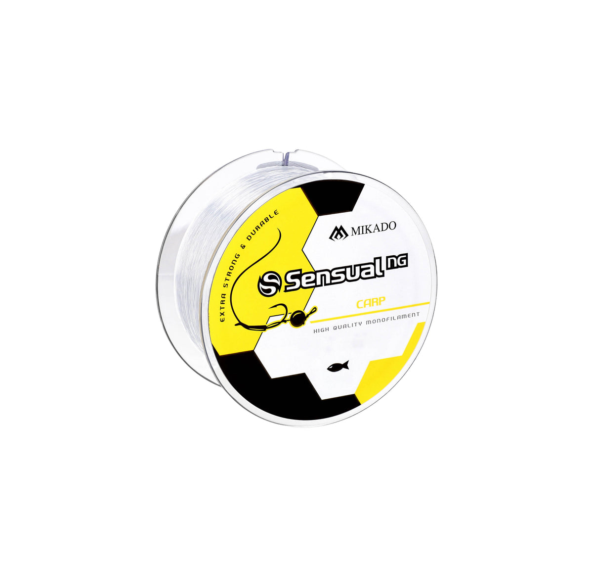 Mikado Schnur - Sensual N.G. Carp 0.38mm/25kg/300m - Transparent - 1 Spule