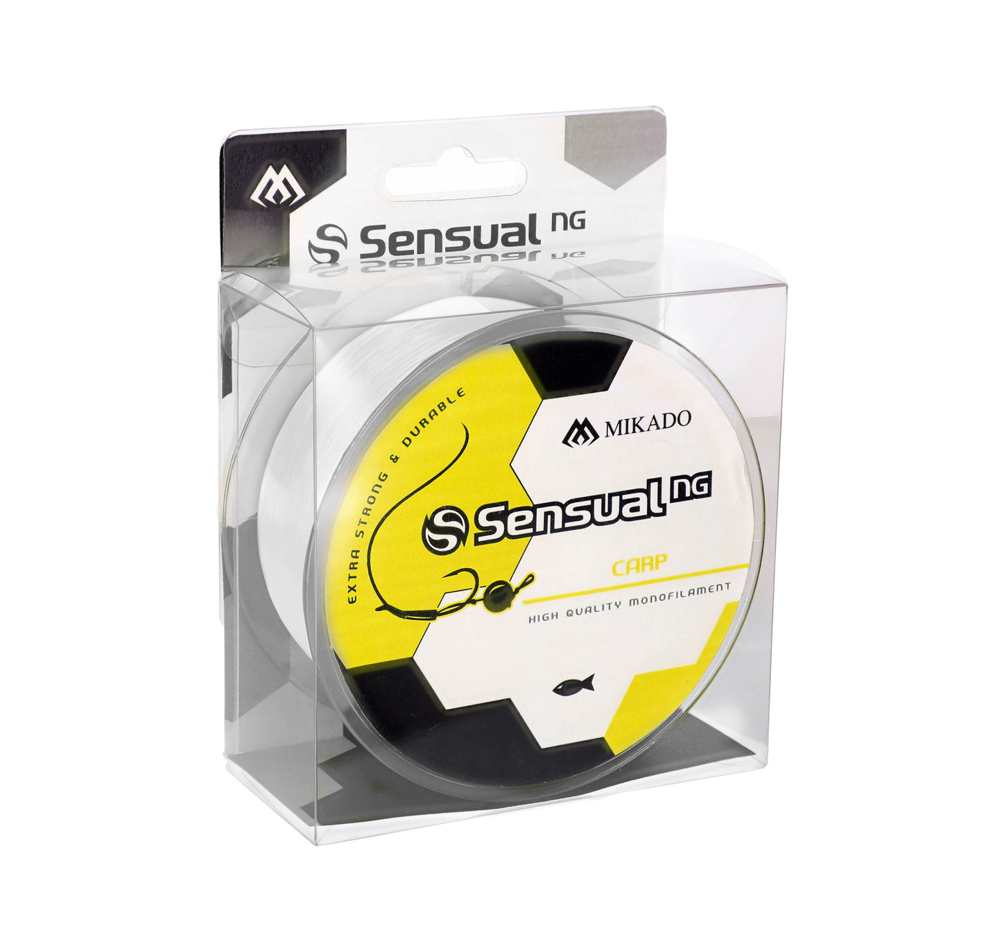 Mikado Schnur - Sensual N.G. Carp 0.33mm/21.5kg/600m - Transparent - 1 Spule
