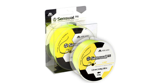 Mikado Schnur - Sensual N.G. Carp 0.45mm/30kg/600m - Gelb - 1 Spule