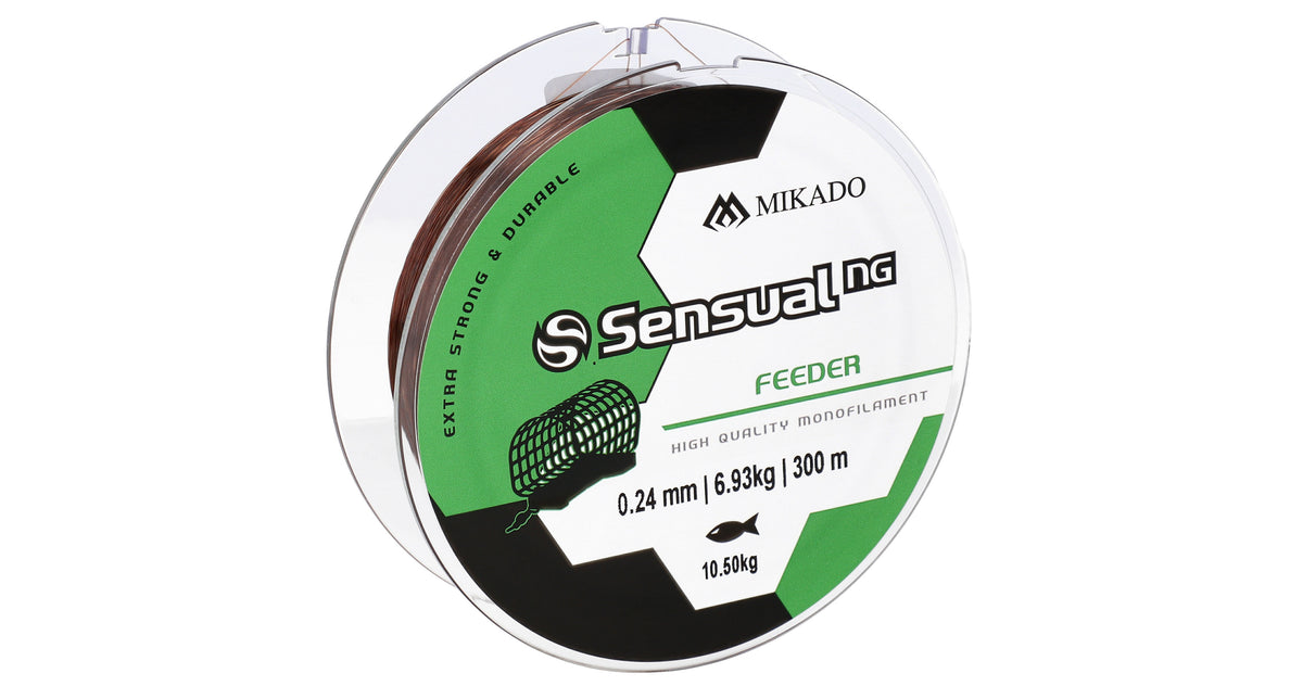 Mikado Schnur - Sensual N.G. Feeder 0.26mm/12kg/300m - Braun - 1 Spule