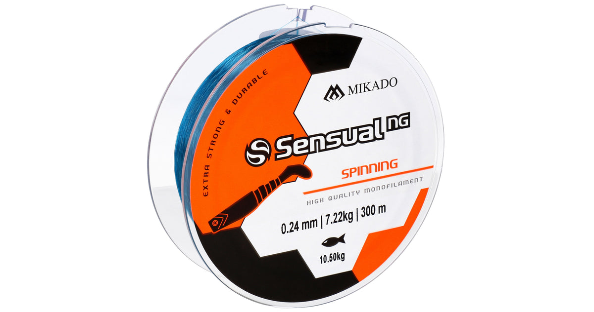 Mikado Schnur - Sensual N.G. Spinning 0.12mm/2.5kg/300m - Blau - 1 Spule