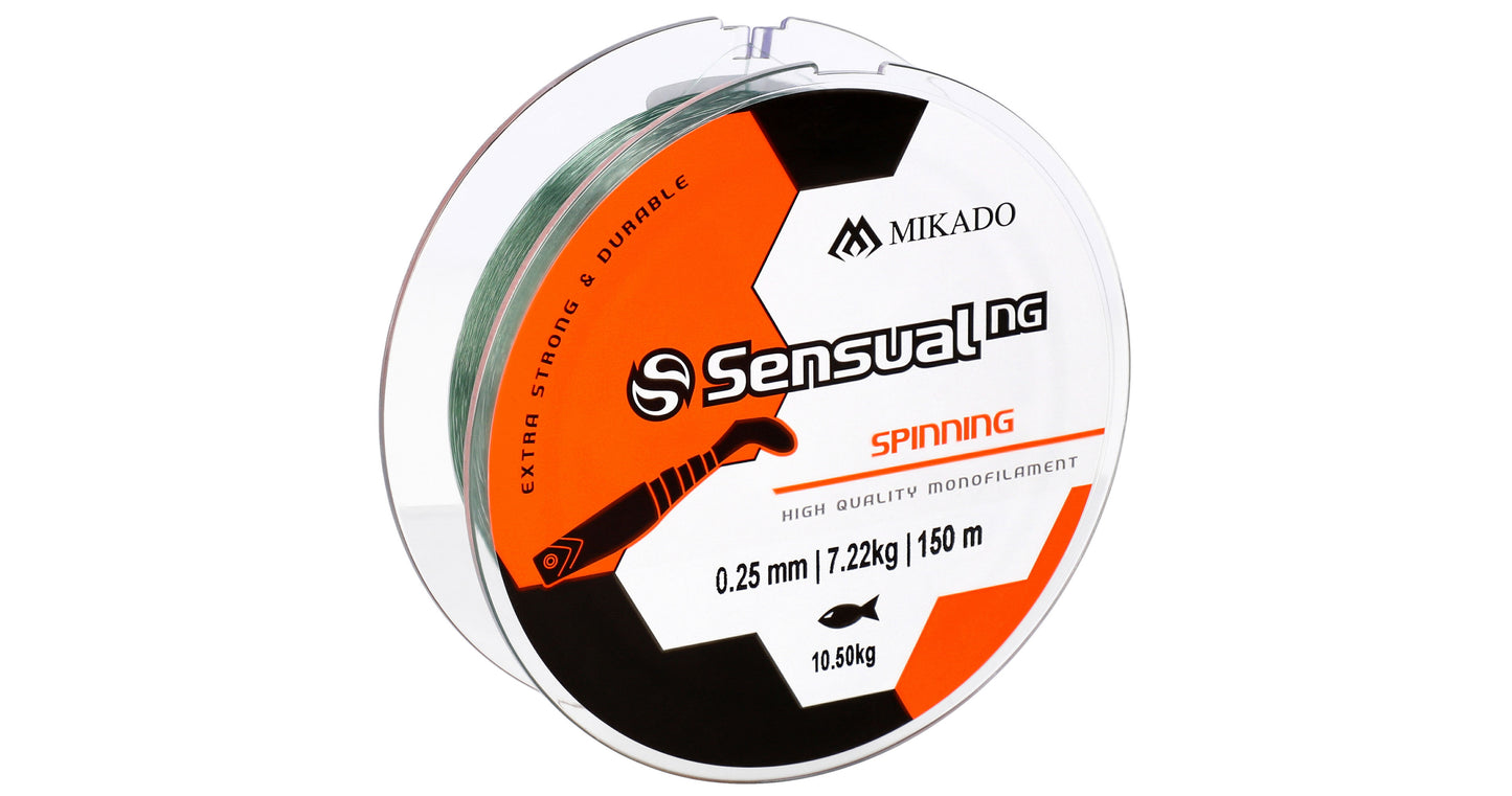 Mikado Schnur - Sensual N.G. Spinning 0.20mm/7.5kg/150m - Helles Grün - 1 Spule