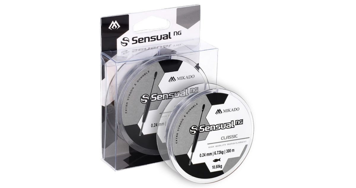 Mikado Schnur - Sensual N.G. Classic 0.08mm/1.5kg/300m - Transparent - 1 Spule