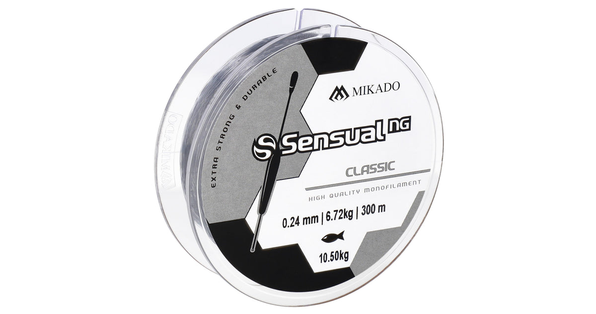 Mikado Schnur - Sensual N.G. Classic 0.20mm/7.5kg/300m - Transparent - 1 Spule