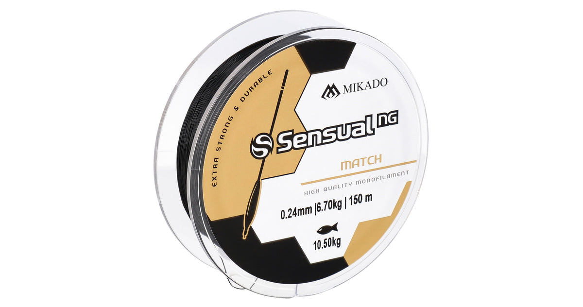 Mikado Schnur - Sensual N.G. Match 0.20mm/7.5kg/150m - Schwarz - 1 Spule