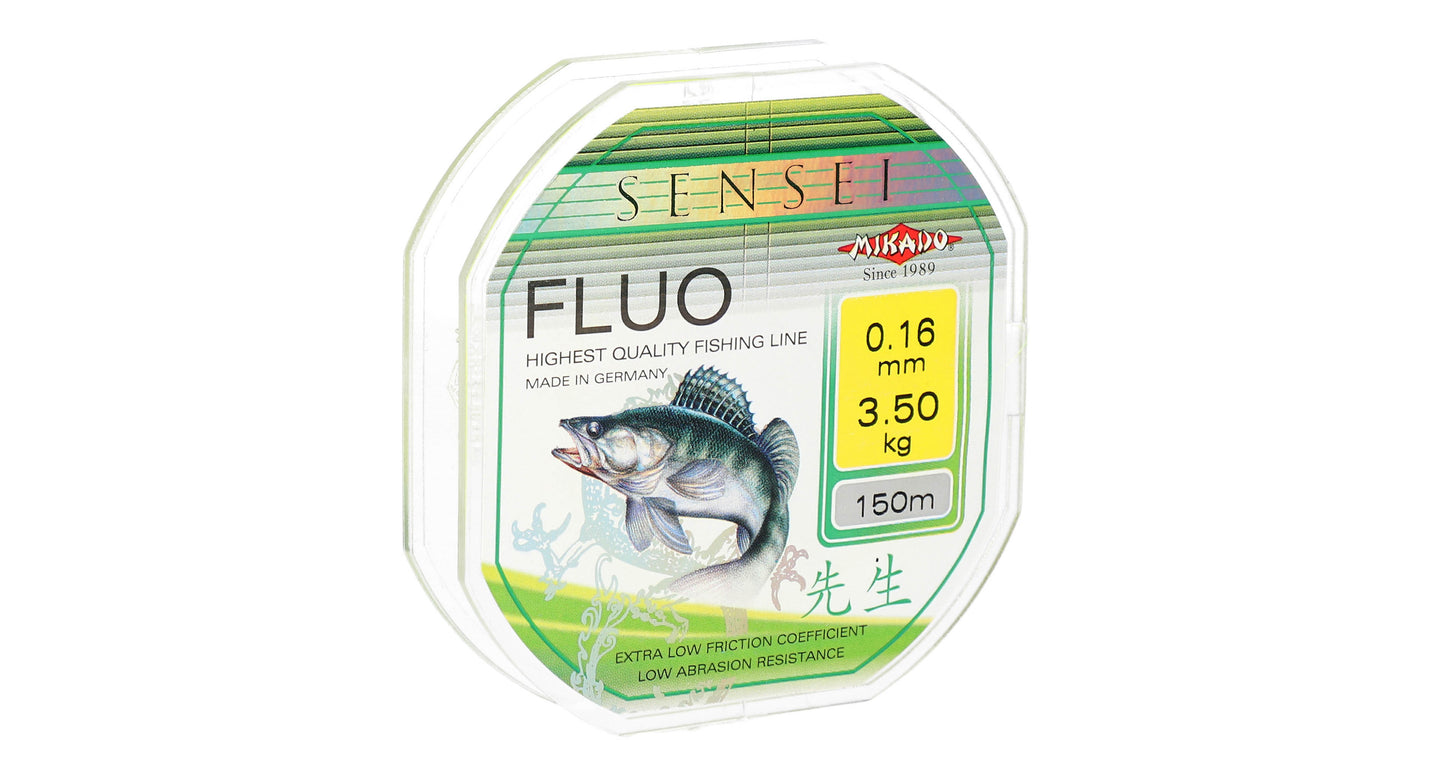 Mikado Schnur - Sensei Fluo - 0.24mm/6.50kg/150m - 1 Spule