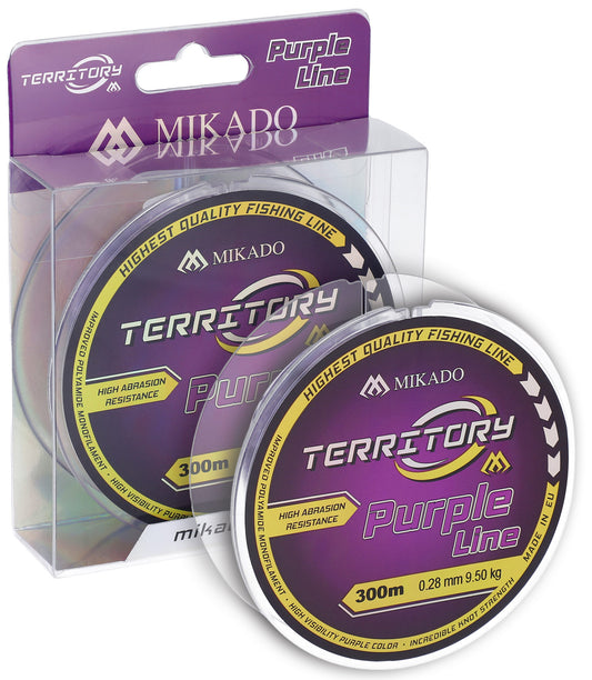 Mikado Schnur - Territory Purple - 0.30mm/10.90kg/300m - 1 Spule