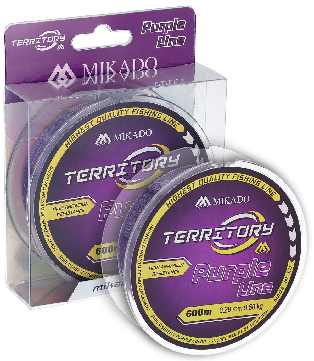 Mikado Schnur - Territory Purple - 0.28mm/9.50kg/600m - 1 Spule
