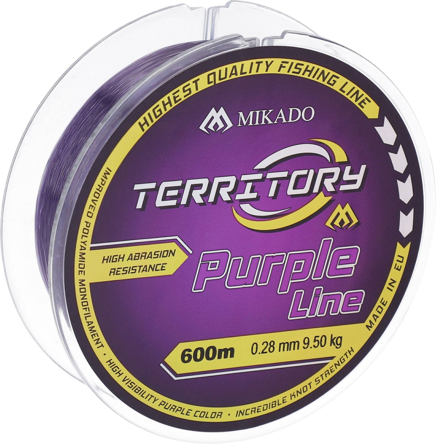 Mikado Schnur - Territory Purple - 0.28mm/9.50kg/600m - 1 Spule
