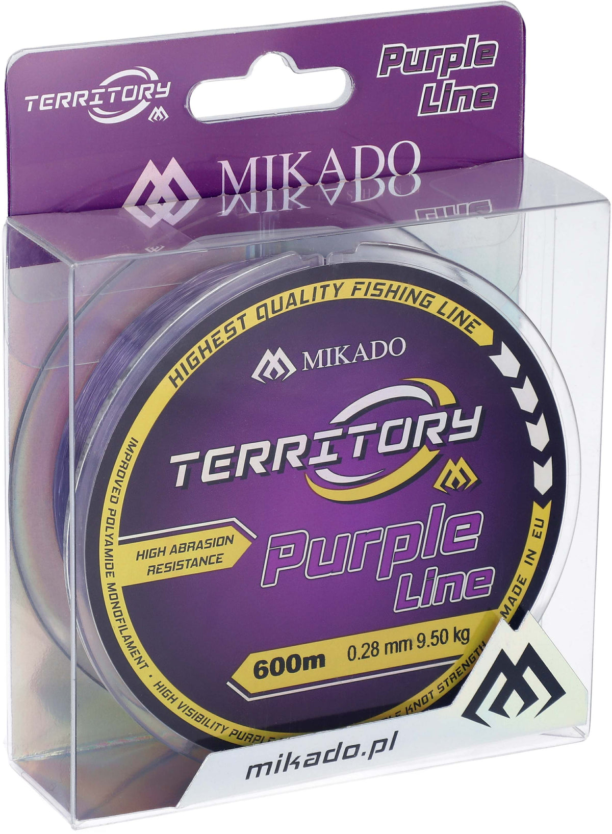 Mikado Schnur - Territory Purple - 0.28mm/9.50kg/600m - 1 Spule