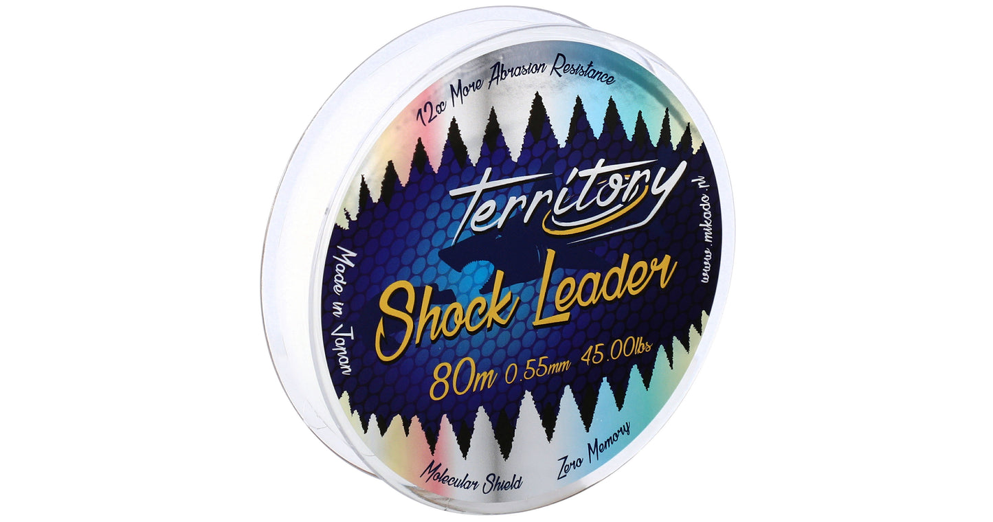 Mikado Schock-Leader - Territory Shock Leader 45lbs/0.55mm/80m - Grün - 1 Spule