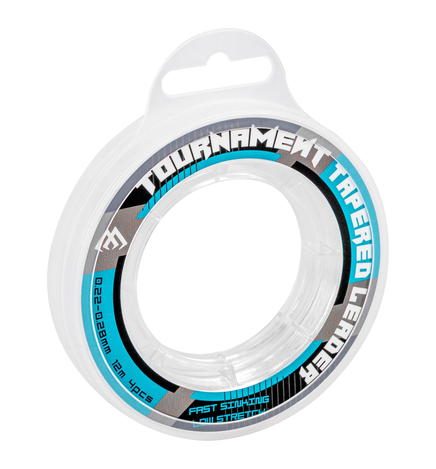 Mikado Schlagschnur - Tournament Tapered Leader 0.22-0.28mm/12m - 4 Stk.