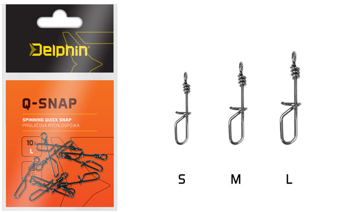 Wirbel und Snaps  Delphin Q-SNAP / 10St./ 0,6mm