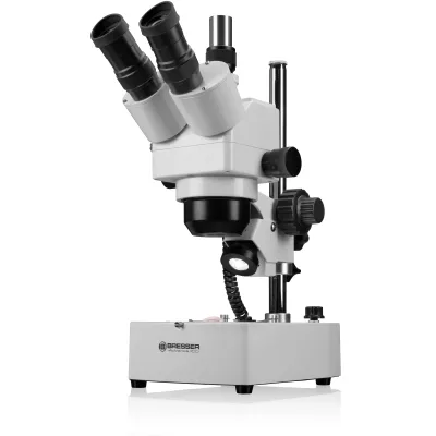 BRESSER Advance ICD 10x-160x Zoom-Stereomikroskop mit MikroCamII Mikroskopkamera 12MP USB 3.0
