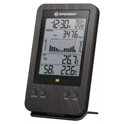 BRESSER WTW Profi Regenmesser in Holzoptik