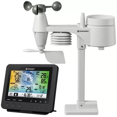 BRESSER WLAN FARBWETTERCENTER MIT 5-IN-1 PROFI-SENSOR