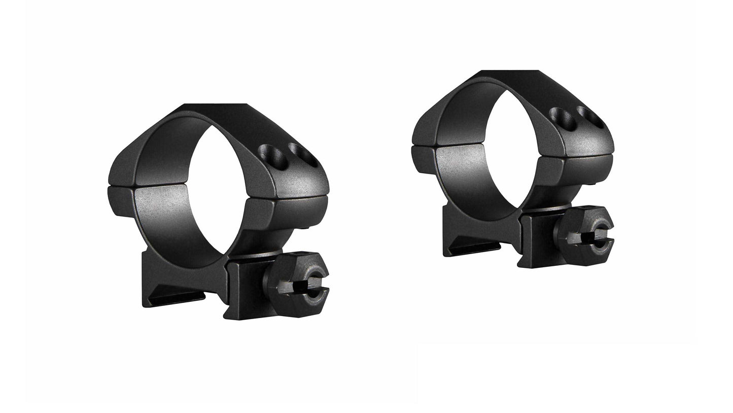 Hawke PRECISION STEEL RING MONTAGENS 30MM 2 STÜCK WEAVER NIEDRIG