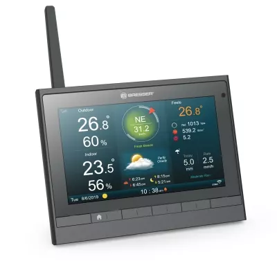 BRESSER MeteoChamp HD WLAN-Wetter-Center 7-in-1