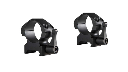 Hawke PRECISION STEEL RING MONTAGENS 1" 2 STÜCK WEAVER MITTEL - LEVER