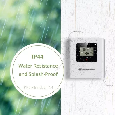 BRESSER THERMO HYGRO QUADRO NLX - THERMO-/HYGROMETER MIT 3 AUSSENSENSOREN