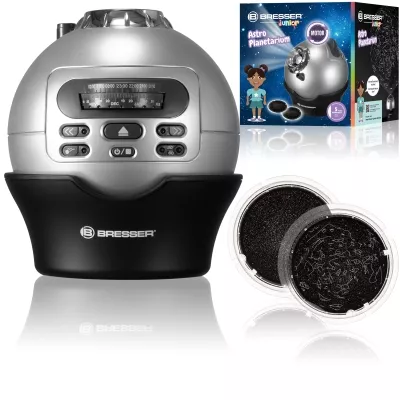BRESSER JUNIOR - Heimplanetarium Set mit Motor und Sternschnuppenfunktion
