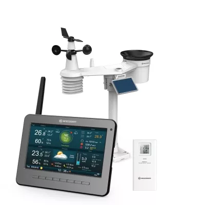 BRESSER WLAN HD TFT 7-in-1-Profi-Wettercenter mit verschiedenen Anzeige-Modi