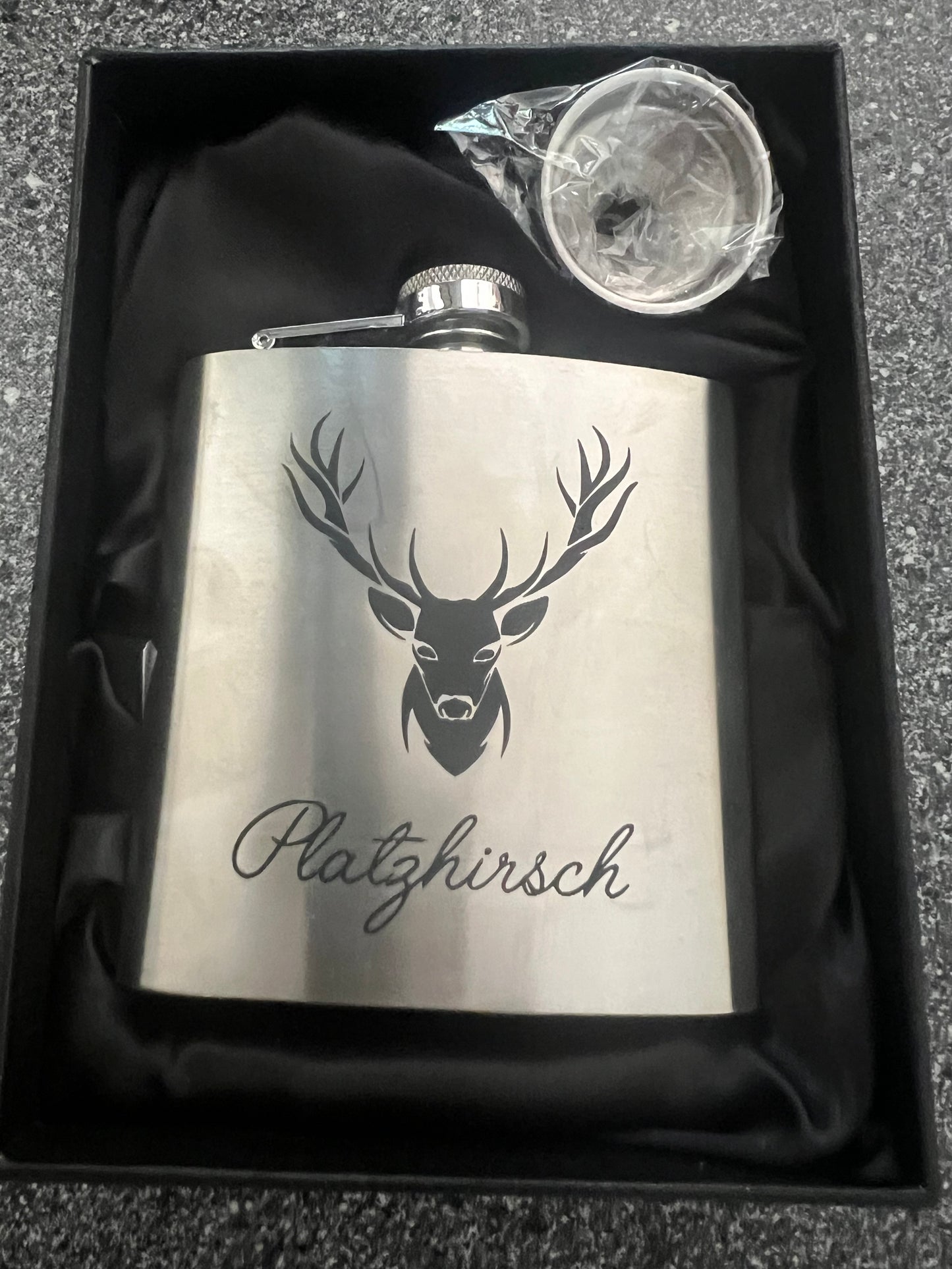 Flachmann 150 ml Platzhirsch
