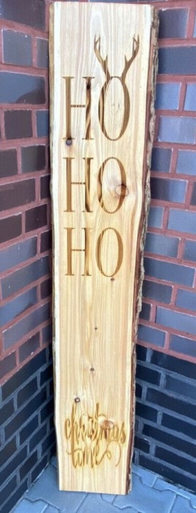 Türschild aus Holz gelasert Weihnachtsdeko Weihnachten Holzbohle